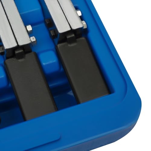 13Pcs Gear Puller Set, 2 Jaw & 3 Jaw Bearing Puller for Internal External Bearings Gears Pulleys Flywheels Removal, Heavy Duty Cr-V Steel Automotive Vehicles Machinery DIY Pulling Tool Kit - color: Blue