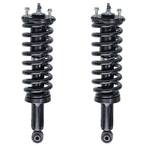 Detroit Axle - 2 Front Struts for 2000-2006 Toyota Tundra Complete Struts with Coil Spring 2001 2002 2003 2004 2005 Replacement Suspension Strut Shock Assembly - size: 171347L_171347R/PAIR
