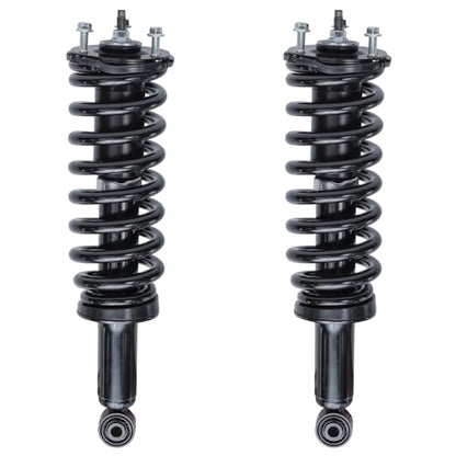 Detroit Axle - 2 Front Struts for 2000-2006 Toyota Tundra Complete Struts with Coil Spring 2001 2002 2003 2004 2005 Replacement Suspension Strut Shock Assembly - size: 171347L_171347R/PAIR