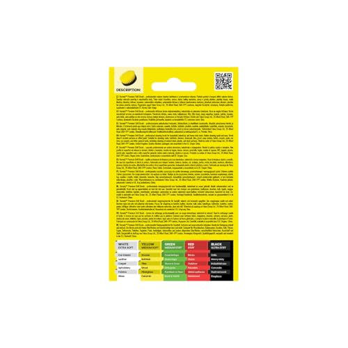 Premium Drill Brush Professional– 2in1 for Drill & Angle Grinder Medium-Soft 4 in Yellow | Scratch-Free Cleaning Brush for Tile, Grout, Bathtub, Shower, Fibreglass and Ceramic Surfaces - color: Yellow
