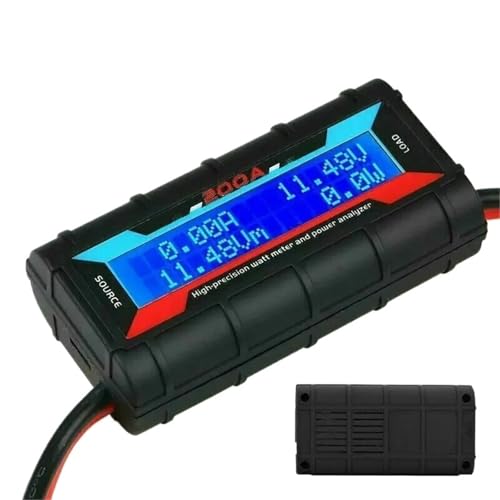 200A LCD Digital High-Precision Amp Watt Meter RC Battery Solar Power Analyser'