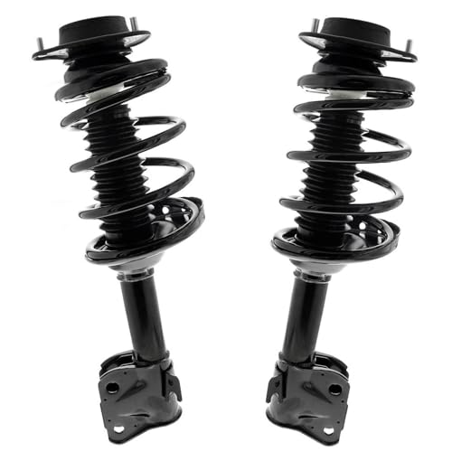 Detroit Axle - Front Struts for 2014 2015 2016 Subaru Forester, Struts with Coil Spring Complete Strut Assembly Replacement Quick Install Ready Strut Shocks Assembly - size: SR4488_SR4489/Pair