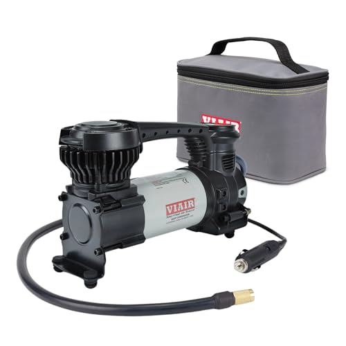 VIAIR Digital EVC85P - Portable Air Compressor Tire Inflator for Car, SUV & Truck | Preset Automatic Shut Off Feature | 12V Road Tire Pump Air Compressor 60 PSI - size: Twist on Chuck, style: Digital Automatic/Twist on