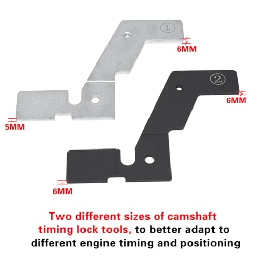 Engine Camshaft Timing Locking Tool Kit, Compatible with Jaguar Land Rover Evoque Ford Edge Escape Volvo Mondeo 2.0T Mustang 2.3T, Replace 303-1595 303-1600 303-1594 - size: 9PCS Improved Kit