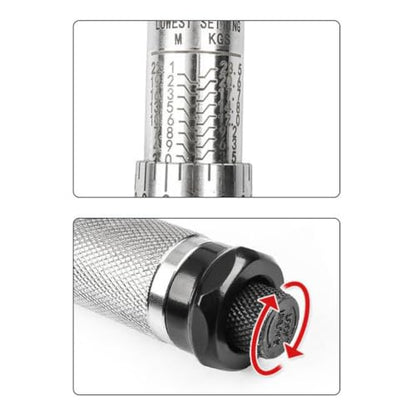 1/4-Inch Drive Torque Wrench – 3-33Nm Automotive Tire Torque Wrench | With 72-Tooth Ratchet, Dual-Direction Click Alarm, Round Tube Design For Car Repair, Bicycle, Motorcycle Maintenance