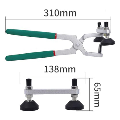 Paintless Dent Repair Kit Fender Edge Plier Heavy Duty Car Door Panel Dent Puller Fix Tool Metal Crimp Vise Auto Fender Panel Leaf Edge Pliers Repair Tools - color: Green- Pliers