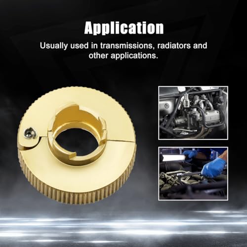 povtii 22930 3/8" Low Profile Disconnect Tool, Oil Fuel Line Disconnect Tool Compatible with 3/8 Inch Fitting Found on Oil Cooler Lines for Transmissions, Radiators and Other Applications