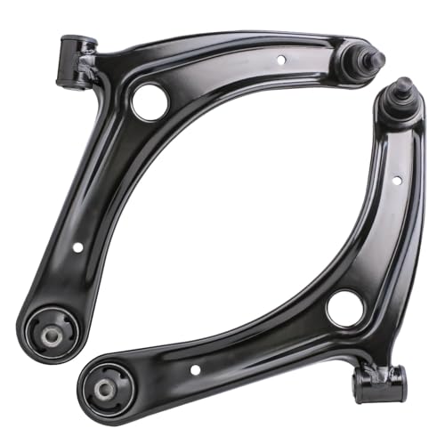 Detroit Axle - Front End Control Arms Kit for Jeep 2007-2009 Patriot Compass Dodge Caliber, 2 Lower Control Arms with Ball Joints Assembly 2 Outer Tie Rods 4 Front Rear Sway Bar Links 2008 Replacement - size: 8CS34570/8PC
