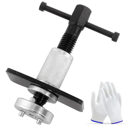 Brake Caliper Piston Rewind Tool,Car Rear Brake Pad Wind Back Tool,Right Handle Set Brake Caliper Wind Back Tool,Brake Piston Wind Back Tool for Replacement of Rear Brake Pad - size: Universal Style