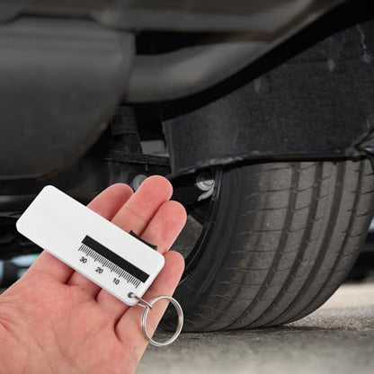 Ciieeo 3pcs Car Tire Thread Depth Gauge Abs Material Precise Measurement Tool for Accurate Tire Tread Inspection