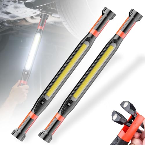 Magnetic Work Light, 2026 New Under Hood Work Home Light LED Portable Magnetic Light Bar, Underhood Worklight for Car, Repairing, Garage (2pcs) - style: 2pcs