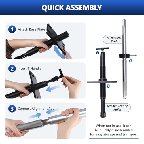 Mercruiser Alignment Tool & Gimbal Bearing Installer Puller fit for Boat Volvo Alpha 1 MR Bravo OMC
