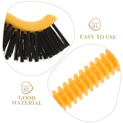 Hemobllo Car Wheel Hub Cleaning Brush Lightweight Tire Detailing Brush for Hard Reach Areas Prevents Scratches for Comprehensive Wheel Cleaning