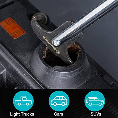 DURATECH Seal Puller with Extra Blade, Heat Treated Steel, Dual Hook Tips for Oil and Grease Seals Removal | Heat Treated Steel, Dual Hook Tips for Oil and Grease Seals Removal