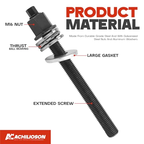 for GM 25264 Harmonic Balancer Puller and 551141 Crank Pulley Install Tool Harmonic Balancer Installation Tool Replacement for GM LS Series Engines 1997-UP