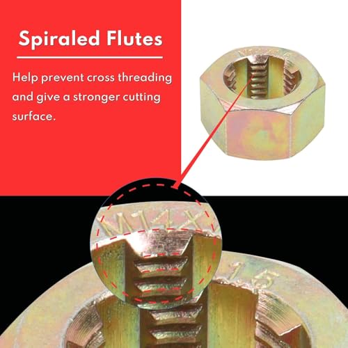 49PC Thread Chaser Set Metric & UNC UNF Thread Repair Kit, SAE Rethreading Tool Bolt Restorer File Nut Rethreader - size: 49PC Thread Chaser Set Metric UNC UNF