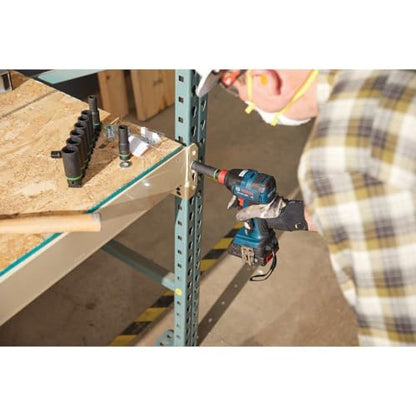 Bosch GDX18V-1800B12 18V Two-In-One 1/4 In. and 1/2 In. Bit/Socket Impact Driver/Wrench Kit with 2 Ah Standard Power Battery