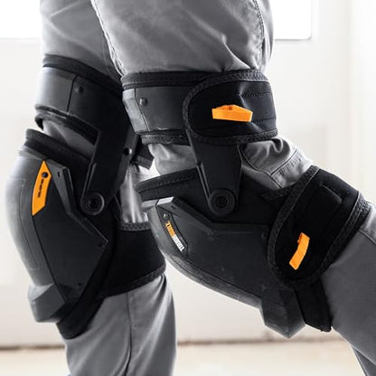 ToughBuilt - GelFit Thigh Support Knee Pads, Heavy-Duty Gel Cushioning with Ergonomic Thigh Support, Adjustable Straps, and Shock-Absorbing Protection, Pefect for Construction (TBL-KP-G3) - size: GelFit Thigh Support