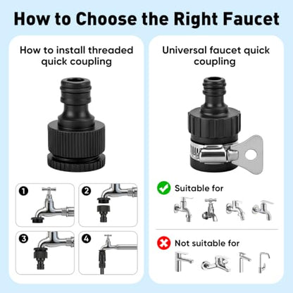 16 IN 1 Car Wash Foam Gun,Adjustable Hose Wash Sprayer for Car/Garden Clean | with 2.5 to 6 Bars Foam Blaster, Garden Hose Car Foam Sprayer, Use with 1/2” Quick Connector, Car Accessories Foam Blaster - color: White