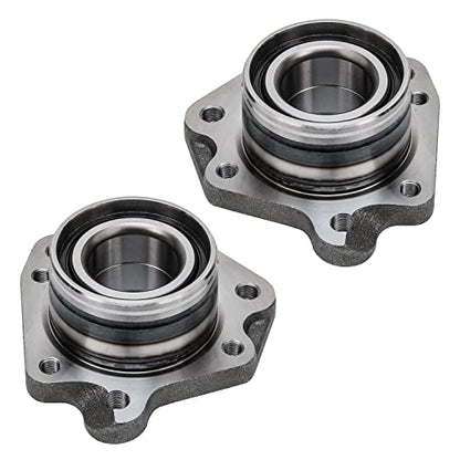 Detroit Axle - 2pc Rear Driver & Passenger Side Complete Wheel Bearing Module Assembly Replacement for 1997 1998 1999 2000 2001 Honda CR-V - style: 512166_512240/Pair