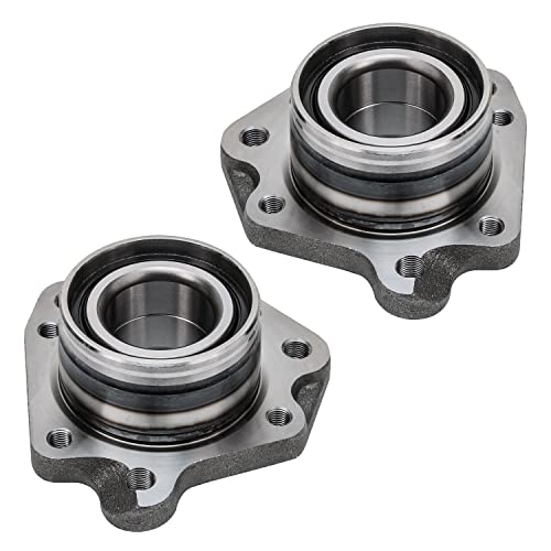 Detroit Axle - 2pc Rear Driver & Passenger Side Complete Wheel Bearing Module Assembly Replacement for 1997 1998 1999 2000 2001 Honda CR-V - style: 512166_512240/Pair