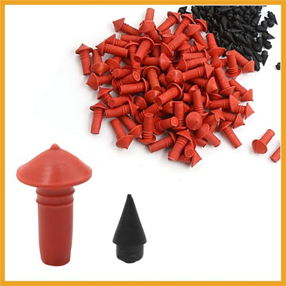 170Pcs Car Universal Mushroom Shaped Tire Repair Insert Plugs Red Black Replacement
