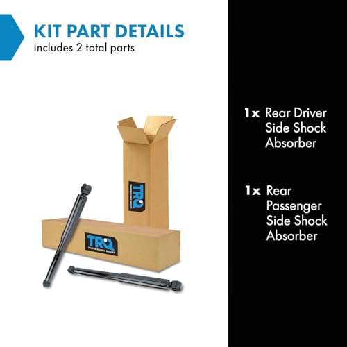 TRQ Rear Shock Absorber Set Compatible with 2002-2007 Saturn Vue - style: SBA60292