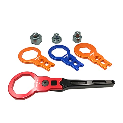 OTOM Motorcycle Shock Absorber 50mm 49mm 35mm Fork Cap Wrench, Front Fork Compression Valve Removal Tool for XC-W/EXC 125/150/250/350/450/500 SX/SXF/XC/XC-F Fork Cap Puller Tools