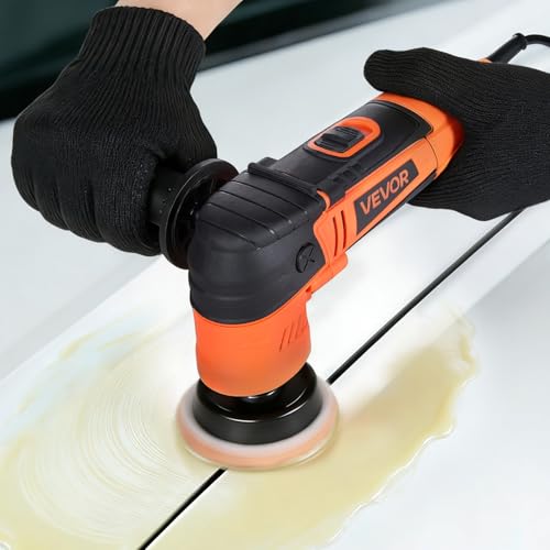 VEVOR Car Buffer Polisher, 1.2"/2"/3" Rotary Polisher Buffer, 600W 6 Variable Speeds 1000-4500RPM Car Polisher Waxer Kit for Cars Detailing, Waxing, Polishing, Scratch Removal - size: 1.2"/2"/3"