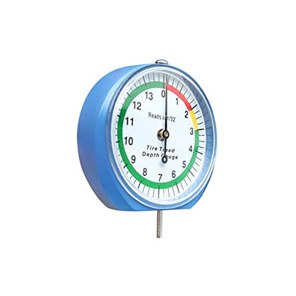 Tire Tread Depth Gauge, Reads in 1/32 inch increments, for Motorcycle, car,Truck and Bus