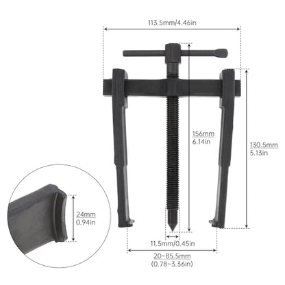 ChgImposs 2 Jaws Gear Puller, Adjustable Bearing Puller Gears, Internal External Removal Tool for Pulleys Flywheels Bearings Gears (6 INCH) - size: 6 INCH