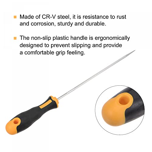 uxcell Straight Pick Hook 9.84" Puller Remover Removal Tool for Oil Seal/O-rings, Gasket, Hose