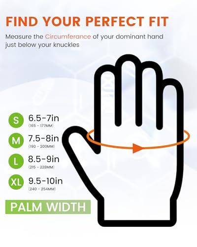 TREEGO Black Nitrile Gloves Large, 6 Mil Disposable Gloves, 1000 Count | Powder Free, Latex Free, 510(k) Cleared, Ideal for Automotive Repair, Food Service, Commercial Cleaning & Manufacturing - color: 1000 Black, size: Large