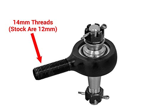 SuperATV Heavy Duty Tie Rod Kit Compatible With Kawasaki Teryx 4/800 (2012+)