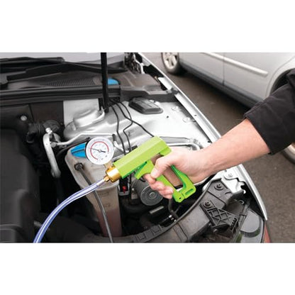 Performance Tool W87032 Vacuum and Fuel Pump Tester - Test and Diagnose Various Vehicle Systems, Complete Kit with Accessories Included - style: Vacuum Pump Kit (Green)