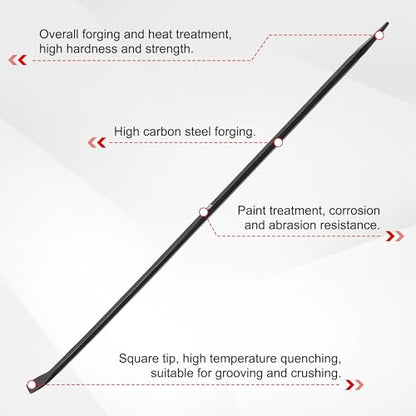 35429 Tire Bead Breaker Hammer & 2 PCS 32" Pry Bar Set, Heavy Duty Tire Iron Combo for Truck Tractor Semi, Professional Tire Changing Tools for Farm ATV Bus Car