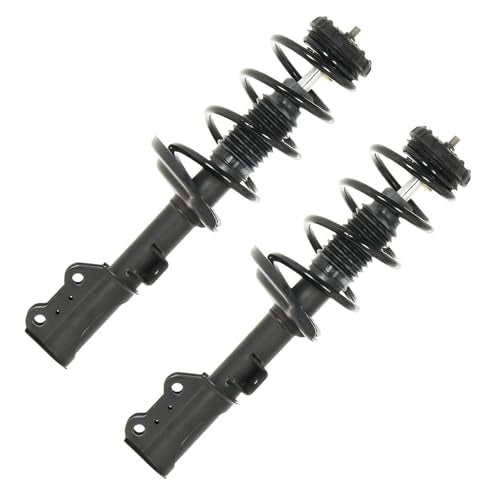 Detroit Axle - Front Struts w/Coil Springs Rear Shock Absorbers Replacement for 2010-2016 Cadillac SRX - 4pc Set - size: 4AQ47243/Shock Kit