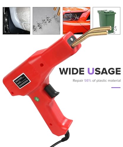 Plastic Welding Kit,Car Accessories Universal Plastic Bumper Crack Repair Welder Gun Kit,Automotive Tool,Used to Repair the Car Bumper Cracks,Dashboard Broken,Interior Parts and Other Issues