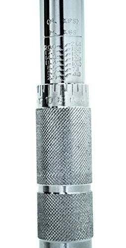 Bastex 1/2 inch Drive Click Torque Wrench, 10~150 ft./lb, CR-V Steel 28-210 Newton Meter with Extension Bar
