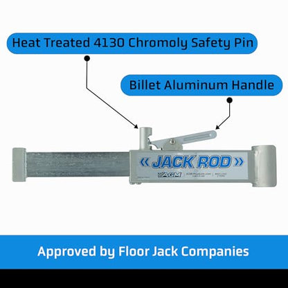 AGM Jack Rod Support Bar – 2 Ton Locking Bar | Jack support bar, 2-ton capacity, 10-inch travel, compact locking design - size: 2 Ton