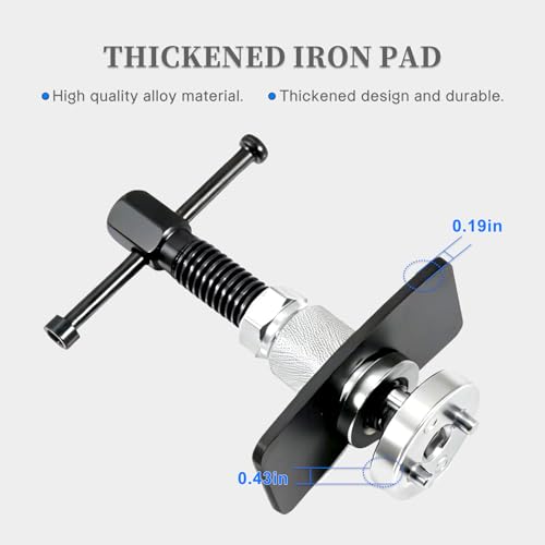 Car Brake Caliper Tool, Brake Caliper Piston Rewind Tools, Heavy-Duty Brake Suitable for Cars and Trucks, Compress Internal Brake Pads and Reset Pistons