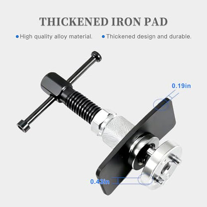 Car Brake Caliper Tool, Brake Caliper Piston Rewind Tools, Heavy-Duty Brake Suitable for Cars and Trucks, Compress Internal Brake Pads and Reset Pistons