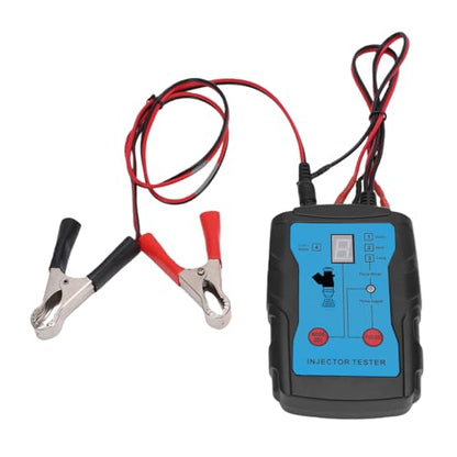 Drfeify Automotive Injector Cleaner Kit ABS Fuel Injection Tester Cleaning Tool 8 Adapters 4 Pulse Modes Dual Injector Testing for Gasoline Engine Mechanics and Garage Use