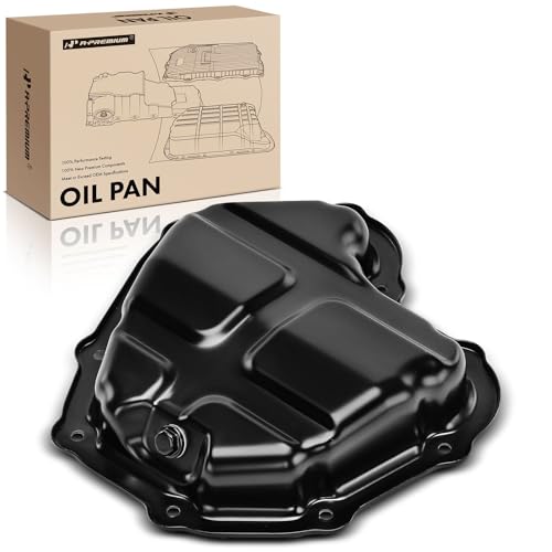 A-Premium Lower Engine Oil Pan Sump with Drain Plug | Compatible with Nissan Juke 2011-2017, Sentra 2017-2019, 1.6L Petrol, Reliable Oil Storage, Perfect Seal