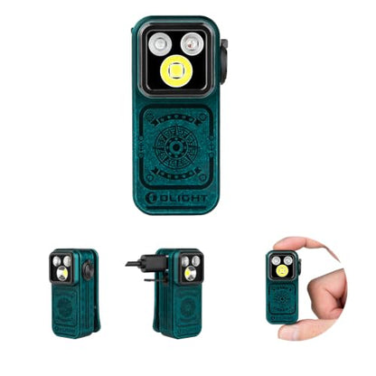 OLIGHT Oclip Pro S Pocket EDC Clip-on Flashlight, Sunken Artifact | RGB, UV, 600 Lumens, USB-C Charging, Flash Modes, Magnetic Clip, Inspection, Signaling, Work, Outdoor Use - color: Sunken Artifact