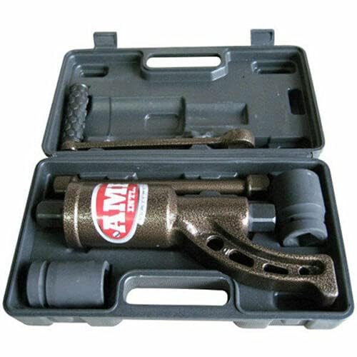 AME INTL 67300 Nut Buddy Wheel Nut Remover – Heavy-Duty Manual Tool for Stuck or Overtightened Lug Nuts - 1-1/2" and 1-5/16" Sockets