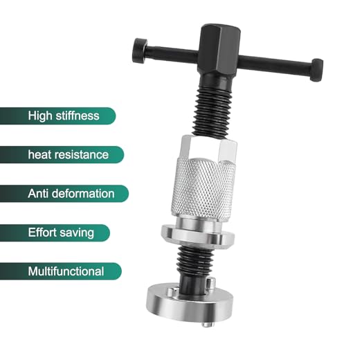 WZP Car Brake Piston Rewind Tool, Rust-proof Rear Brake Caliper Compression Tool, Universal Piston Wind Back Replacement Accessory for Cars Trucks