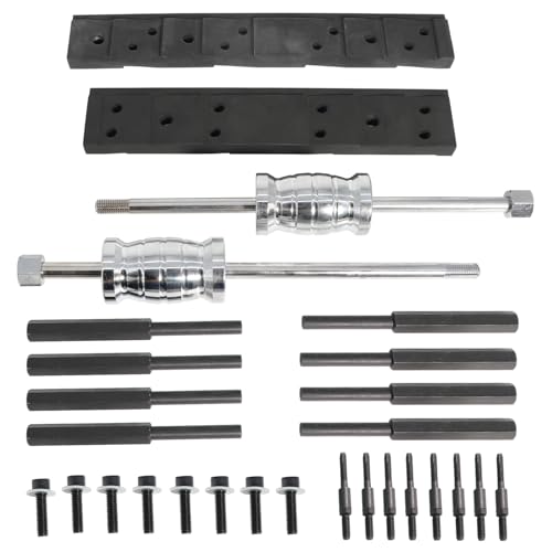 DPTOOL EN-51146 Fuel Injector Puller Removal Tool Rail Assembly Replacer Master Tool Kit Compatible with GM Opel Buick Vauxhall MG 1.0L 1.4L 1.5T LFVI 1.5 LG3 1.6L SGE Engine EN-51146-100 EN-51146-200 - size: Injector Removal Kit