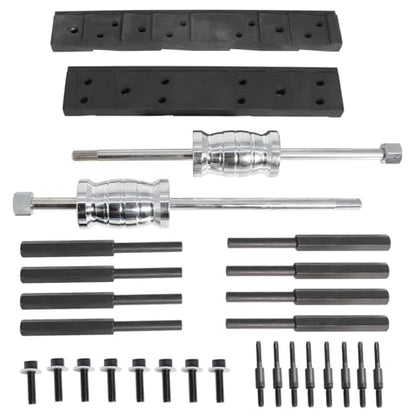 DPTOOL EN-51146 Fuel Injector Puller Removal Tool Rail Assembly Replacer Master Tool Kit Compatible with GM Opel Buick Vauxhall MG 1.0L 1.4L 1.5T LFVI 1.5 LG3 1.6L SGE Engine EN-51146-100 EN-51146-200 - size: Injector Removal Kit