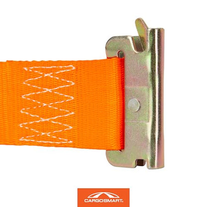 CARGOSMART 2" x 12' 3,000 lb Ratchet Strap for X-Track/E-Track 2 Pk Orange - style: 2"x12' 3000 lb